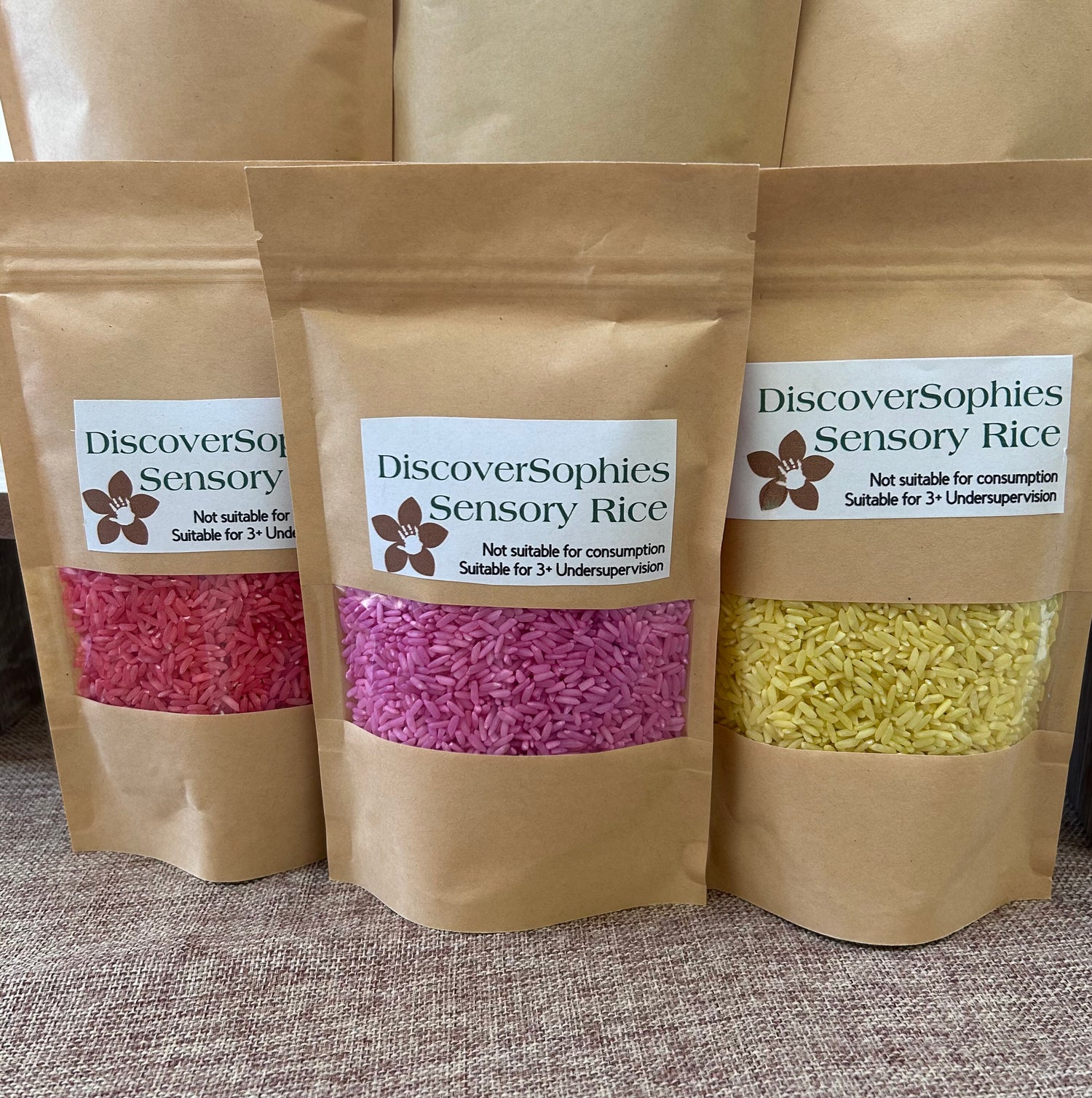 Coloured Rice Packs