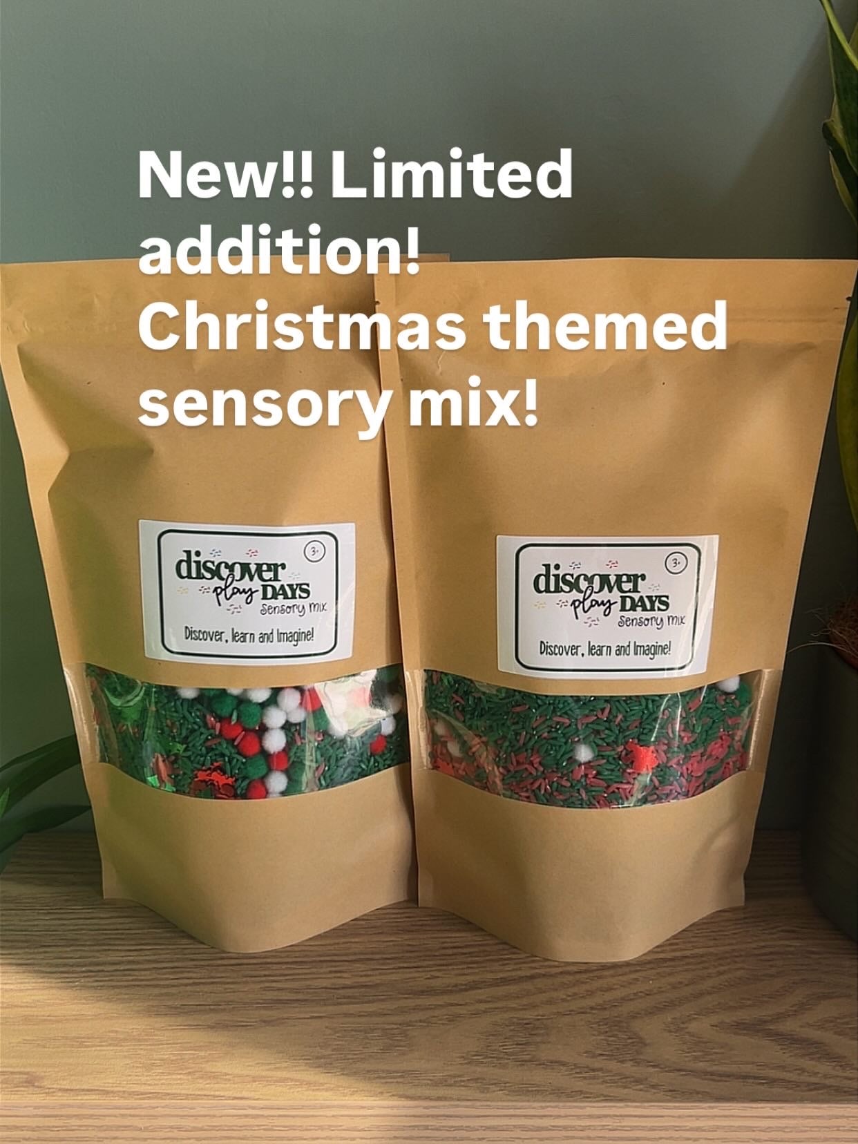 Discover Playdays Christmas Themed Sensory Rice
