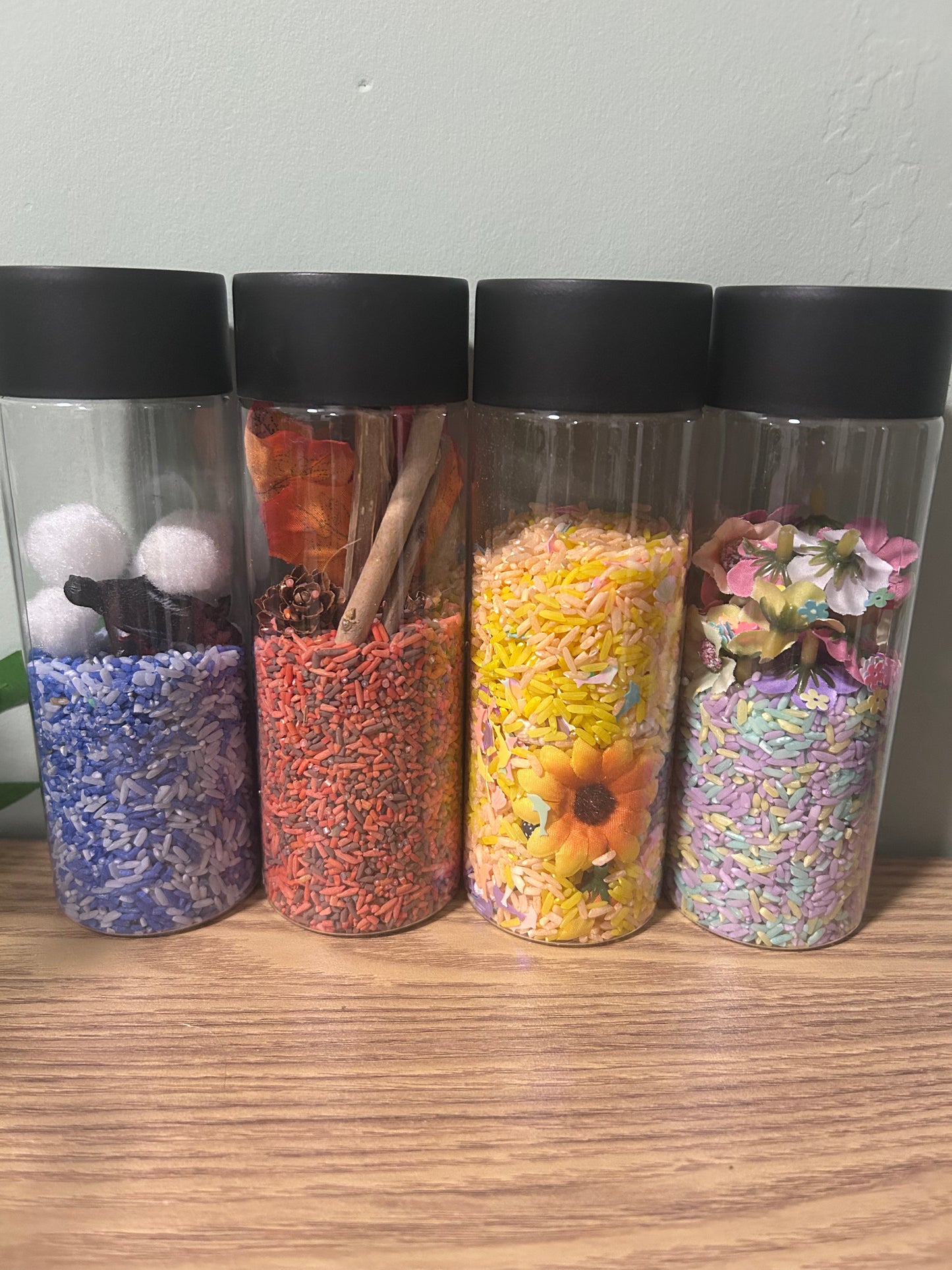 4x Season discover bottles