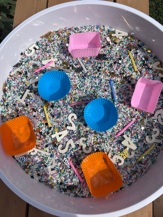 🎂Discover Playdays  Happy Birthday Sensory Mix! 🎂