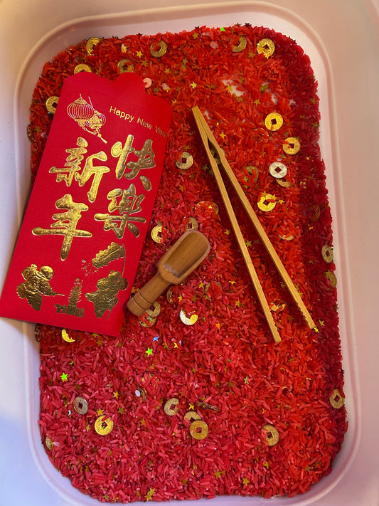 Discover Playdays Chinese themed play rice mix